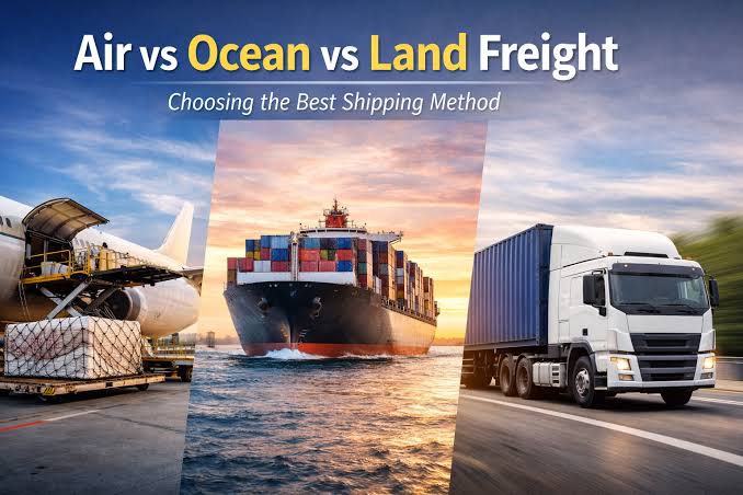 Choosing Sea, Air or Road